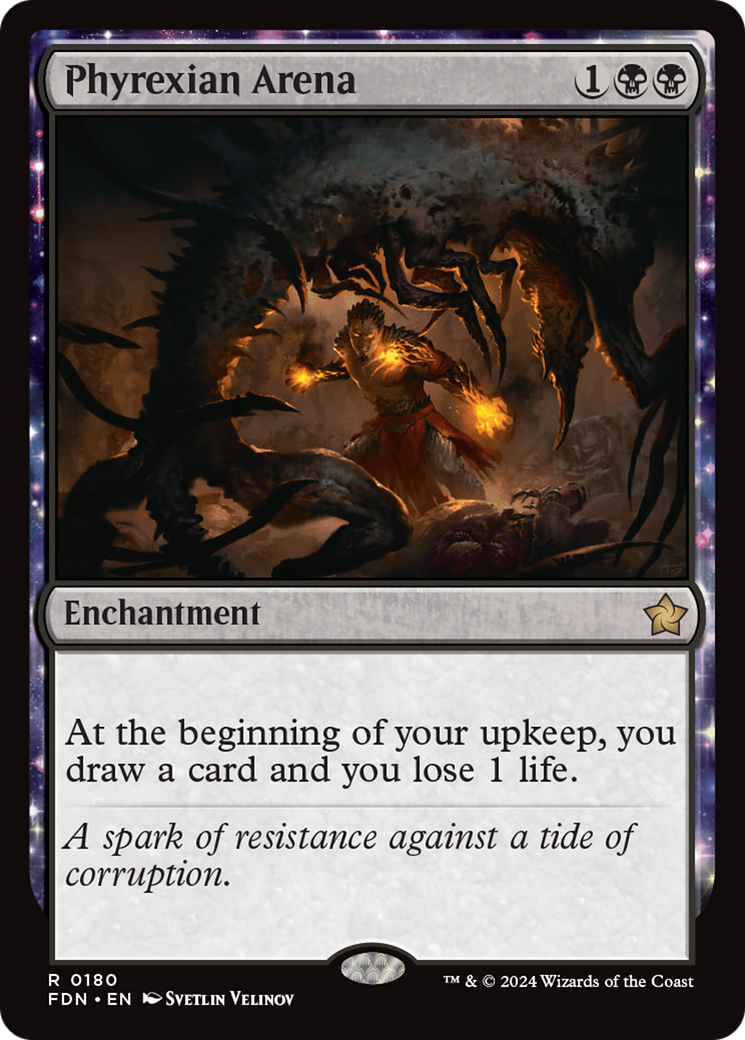 Phyrexian Arena [Foundations] | Exor Games Bridgewater