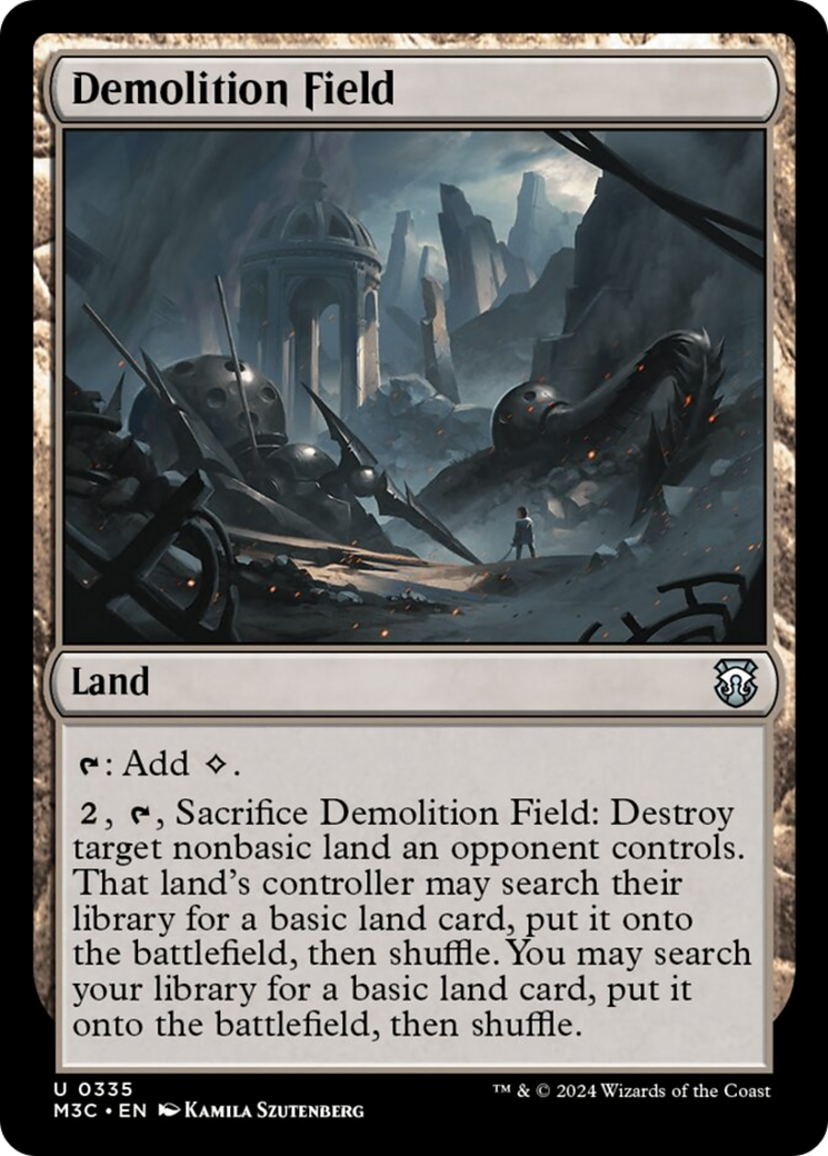 Demolition Field (Ripple Foil) [Modern Horizons 3 Commander] | Exor Games Bridgewater