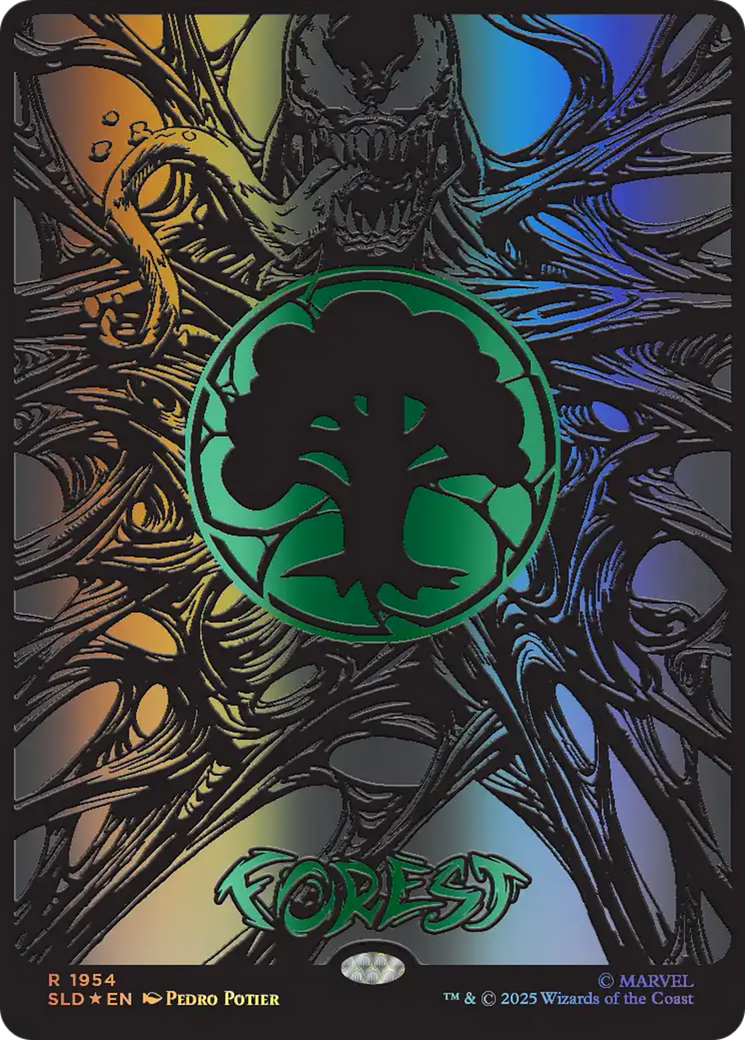 Forest (1954) (Raised Foil) [Secret Lair Drop Series] | Exor Games Bridgewater