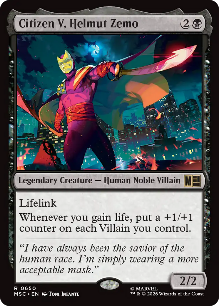 Citizen V, Helmut Zemo [Marvel Super Heroes Commander] | Exor Games Bridgewater