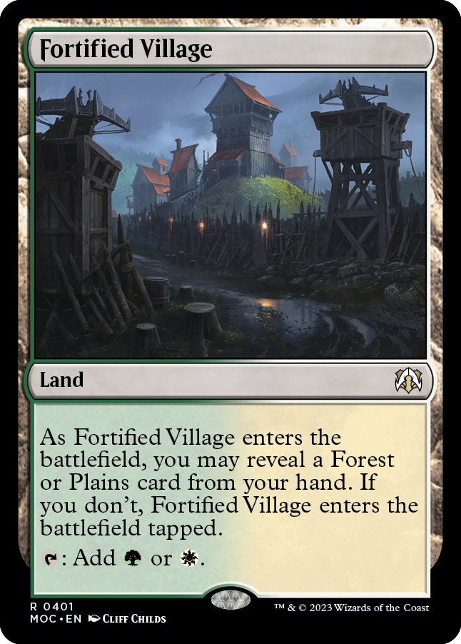 Fortified Village [March of the Machine Commander] | Exor Games Bridgewater