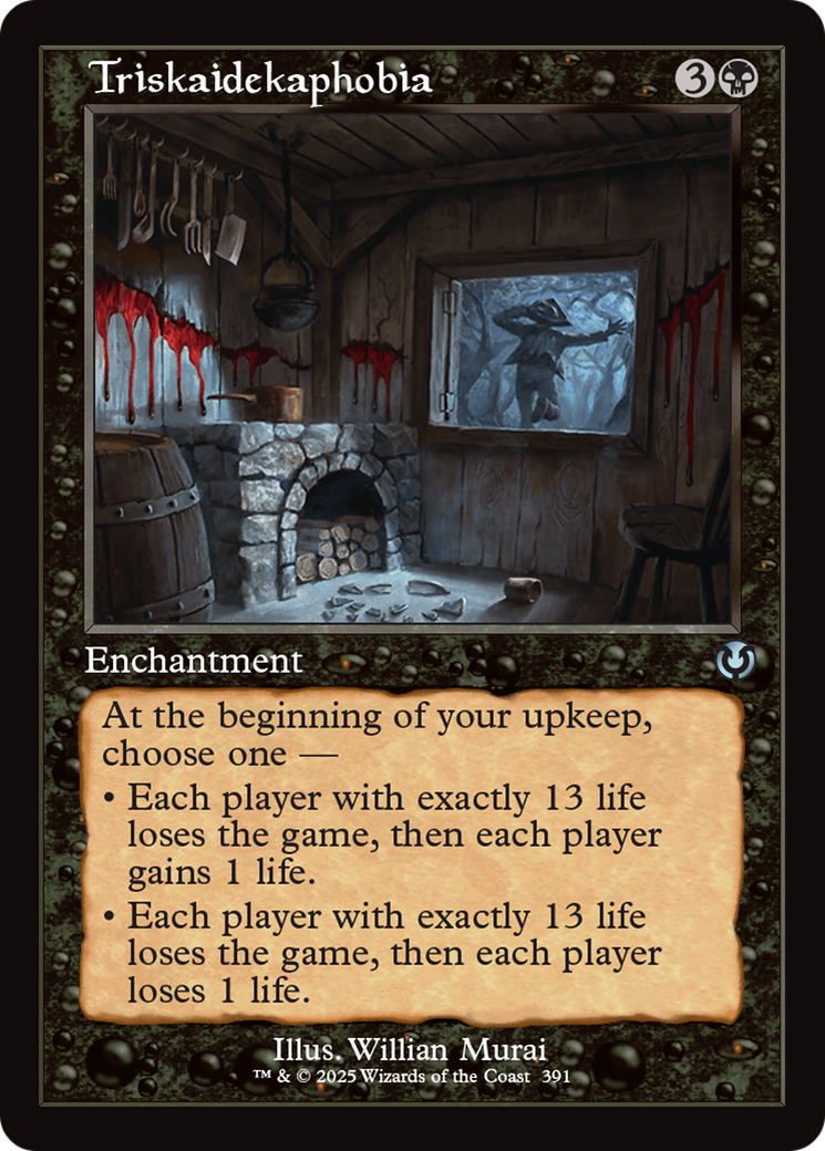Triskaidekaphobia (Retro Frame) [Innistrad Remastered] | Exor Games Bridgewater