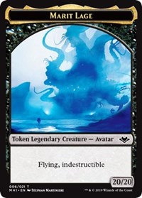 Marit Lage (006) // Elemental (008) Double-Sided Token [Modern Horizons Tokens] | Exor Games Bridgewater