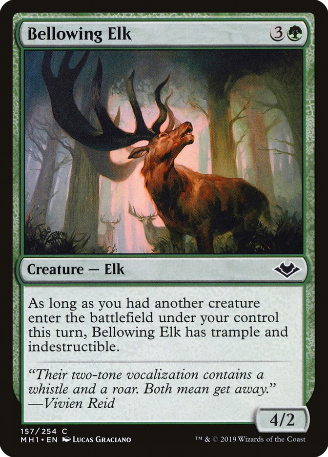 Bellowing Elk [Modern Horizons] | Exor Games Bridgewater