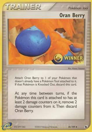 Oran Berry (85/109) (Winner) [EX: Ruby & Sapphire] | Exor Games Bridgewater