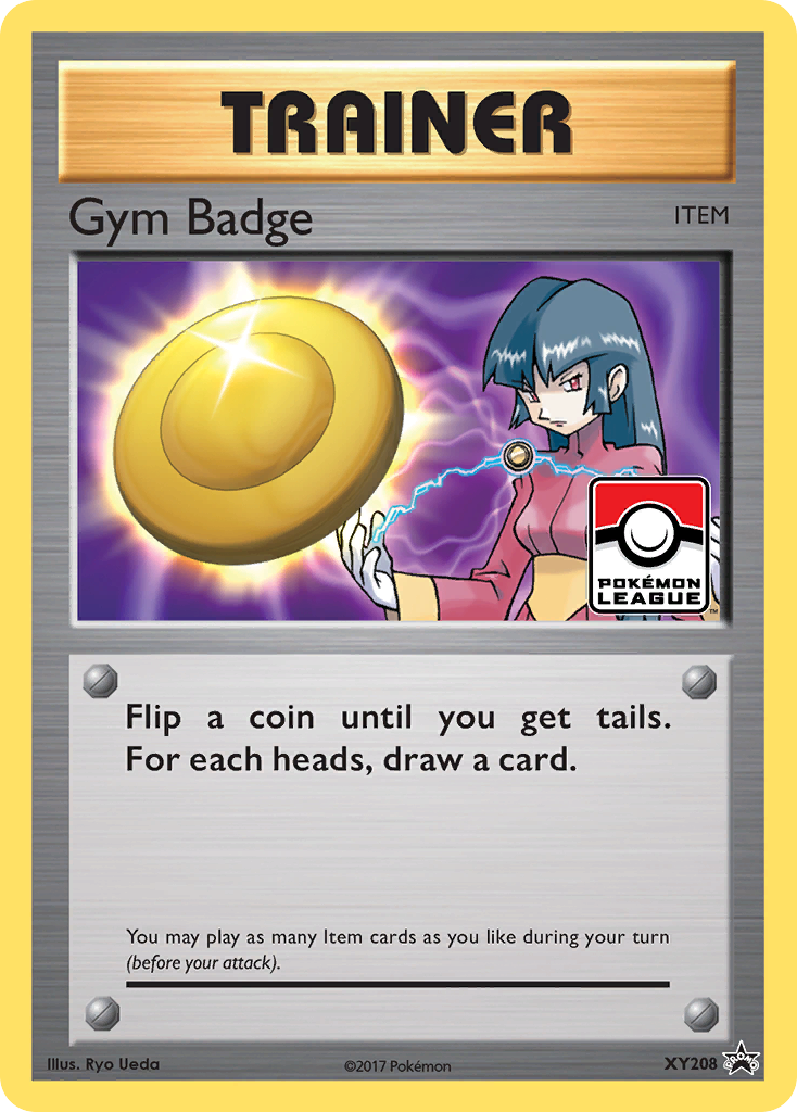 Gym Badge (XY208) (Sabrina) [XY: Black Star Promos] | Exor Games Bridgewater