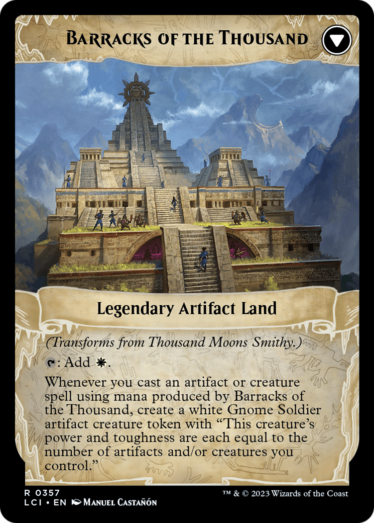 Thousand Moons Smithy (Extended Art) // Barracks of the Thousand [The Lost Caverns of Ixalan] | Exor Games Bridgewater