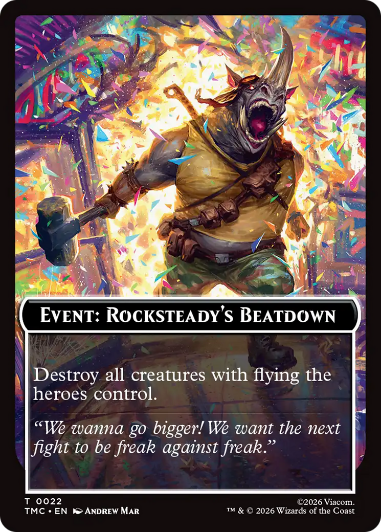 Event: Rocksteady's Beatdown [Teenage Mutant Ninja Turtles Commander Tokens] | Exor Games Bridgewater
