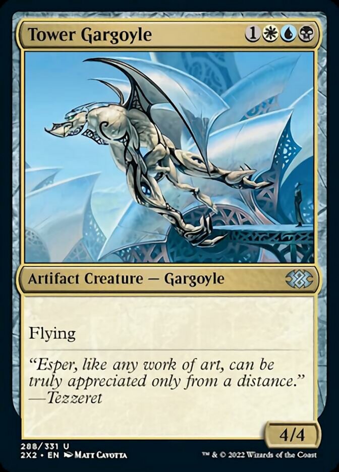 Tower Gargoyle [Double Masters 2022] | Exor Games Bridgewater