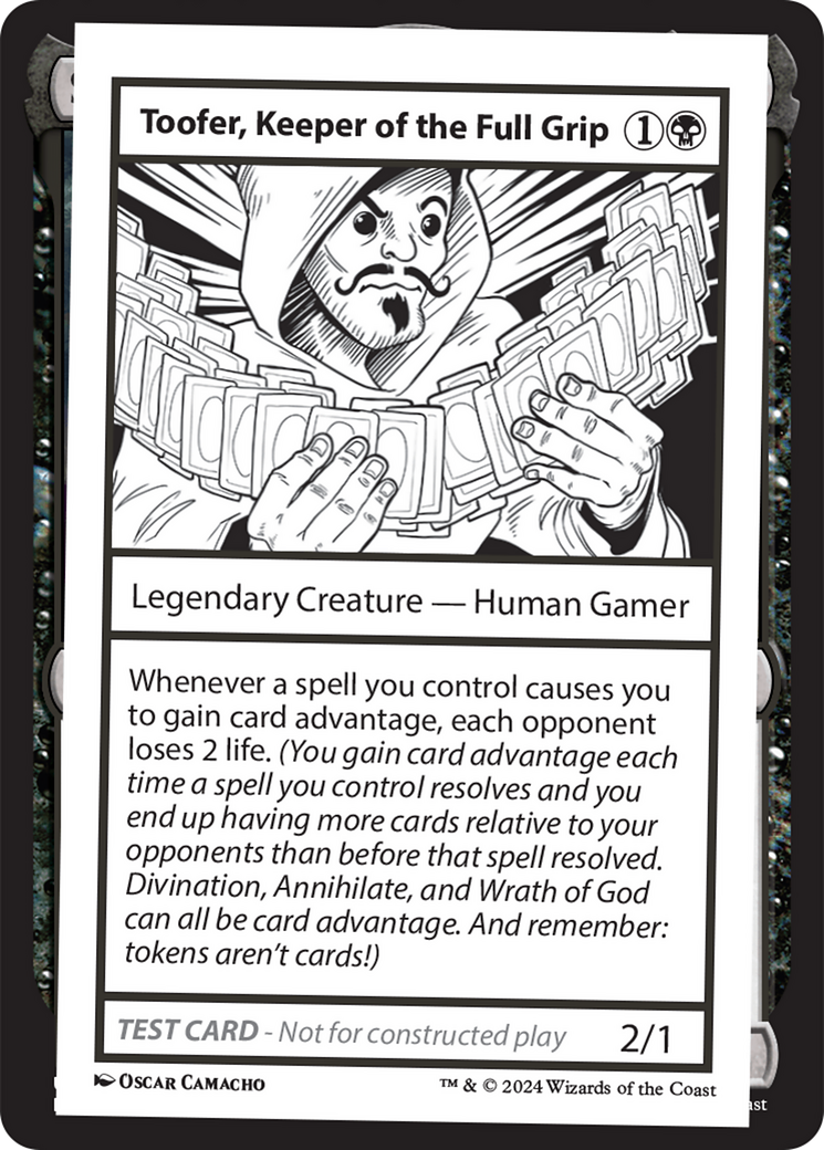 Toofer, Keeper of the Full Grip [Mystery Booster 2 Playtest Cards] | Exor Games Bridgewater