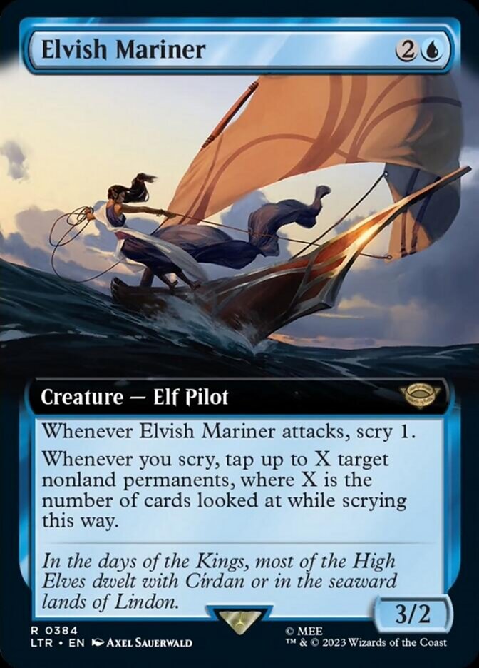 Elvish Mariner (Extended Art) [The Lord of the Rings: Tales of Middle-Earth] | Exor Games Bridgewater