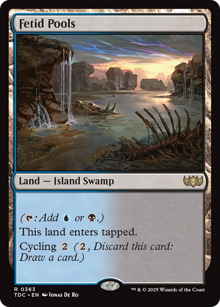 Fetid Pools [Tarkir: Dragonstorm Commander] | Exor Games Bridgewater
