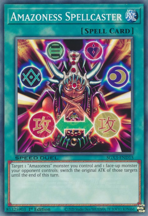 Amazoness Spellcaster [SGX3-END15] Common | Exor Games Bridgewater