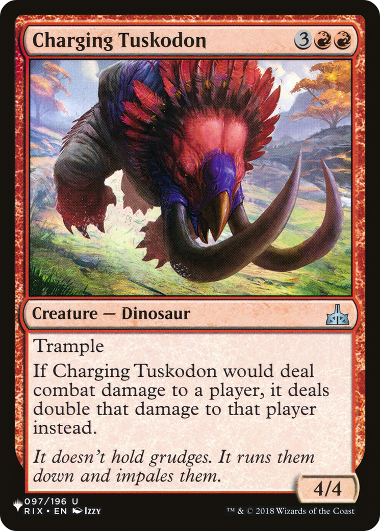 Charging Tuskodon [The List Reprints] | Exor Games Bridgewater