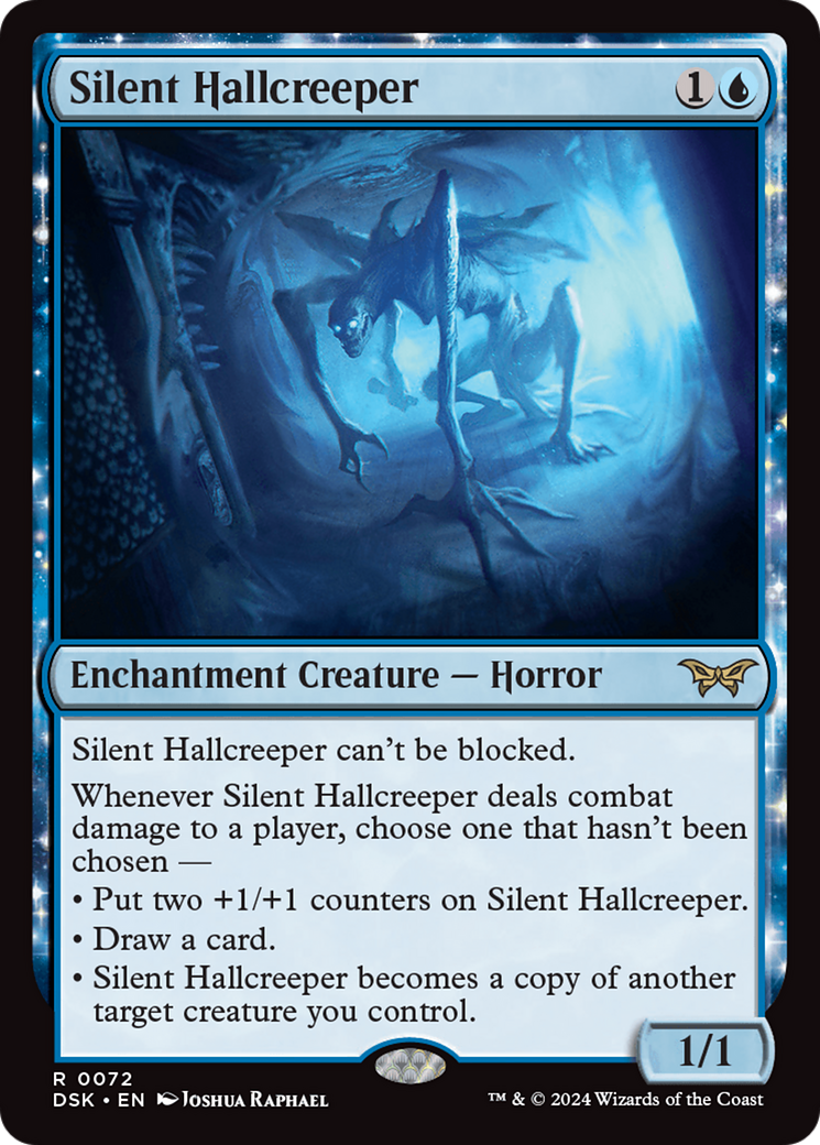 Silent Hallcreeper [Duskmourn: House of Horror] | Exor Games Bridgewater