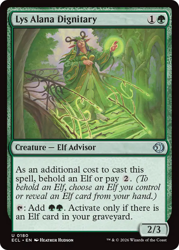 Lys Alana Dignitary [Lorwyn Eclipsed] | Exor Games Bridgewater