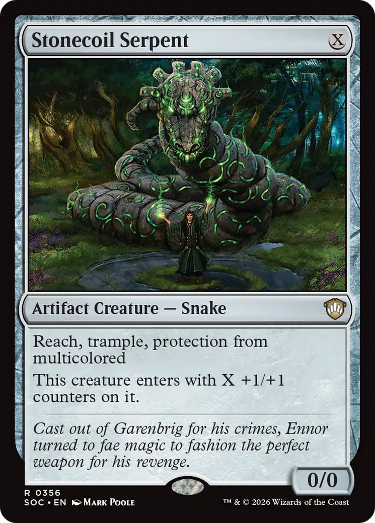 Stonecoil Serpent [Secrets of Strixhaven Commander] | Exor Games Bridgewater