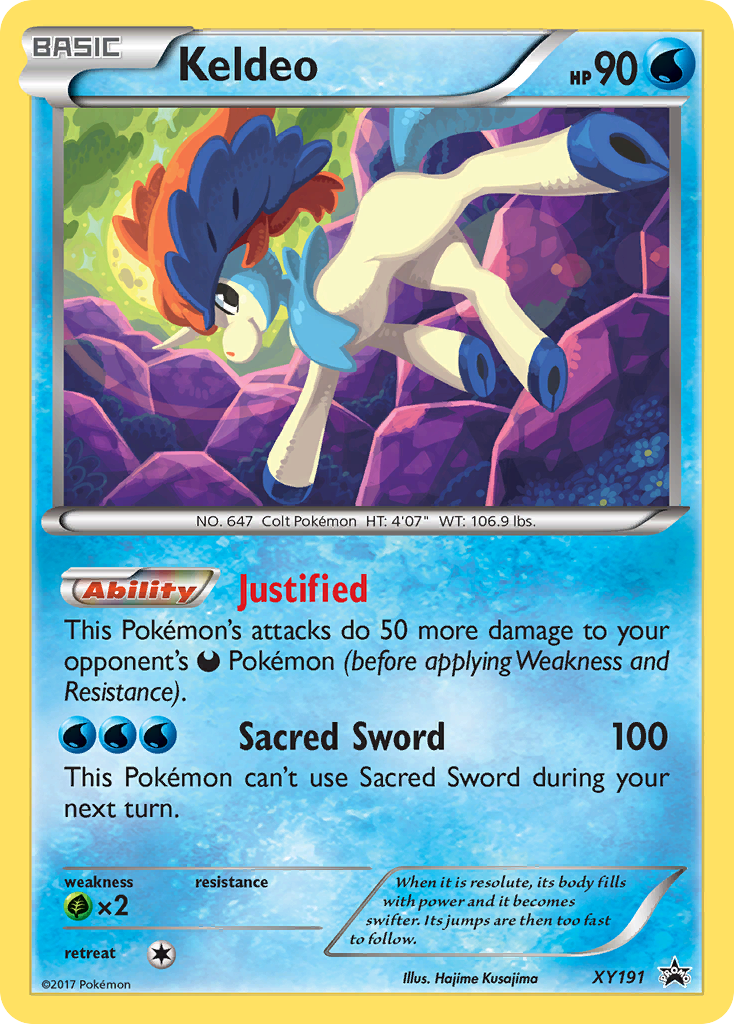 Keldeo (XY191) [XY: Black Star Promos] | Exor Games Bridgewater