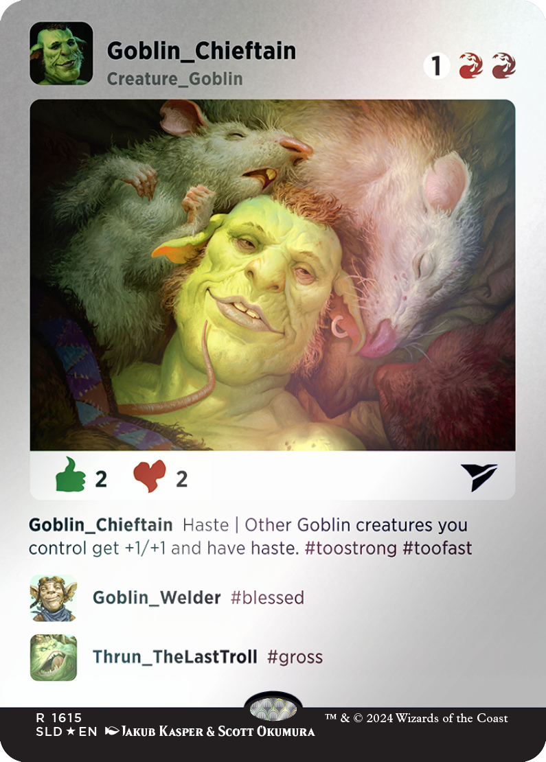 Goblin Chieftain (Rainbow Foil) [Secret Lair Drop Series] | Exor Games Bridgewater