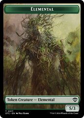 Insect // Elemental (0017) Double-Sided Token [Outlaws of Thunder Junction Commander Tokens] | Exor Games Bridgewater