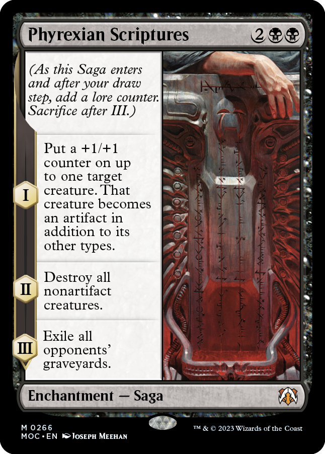 Phyrexian Scriptures [March of the Machine Commander] | Exor Games Bridgewater