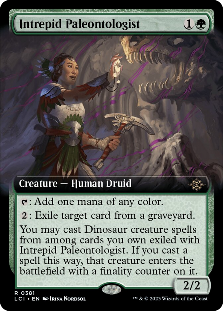 Intrepid Paleontologist (Extended Art) [The Lost Caverns of Ixalan] | Exor Games Bridgewater