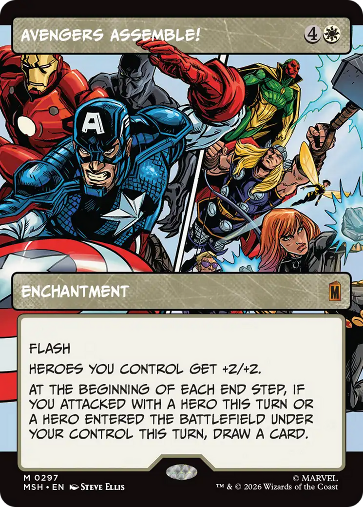 Avengers Assemble! (Borderless) (0297) [Marvel Super Heroes] | Exor Games Bridgewater
