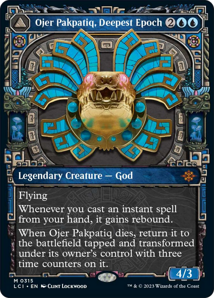 Ojer Pakpatiq, Deepest Epoch // Temple of Cyclical Time (Showcase) [The Lost Caverns of Ixalan] | Exor Games Bridgewater