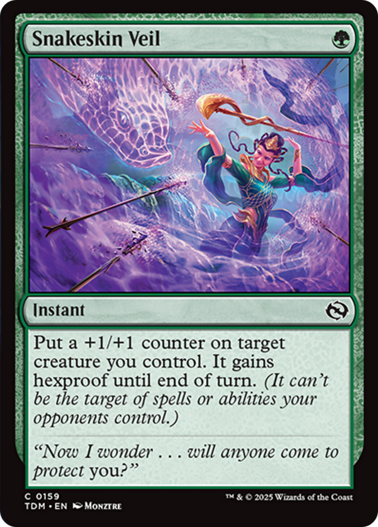 Snakeskin Veil [Tarkir: Dragonstorm] | Exor Games Bridgewater