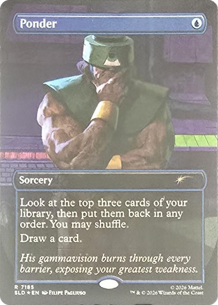 Ponder (7185) [Secret Lair Drop Series] | Exor Games Bridgewater