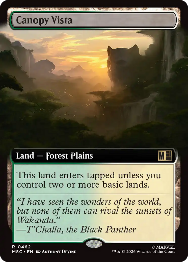 Canopy Vista (Extended Art) [Marvel Super Heroes Commander] | Exor Games Bridgewater