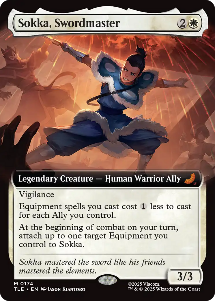 Sokka, Swordmaster (Extended Art) [Avatar: The Last Airbender: Eternal-Legal] | Exor Games Bridgewater