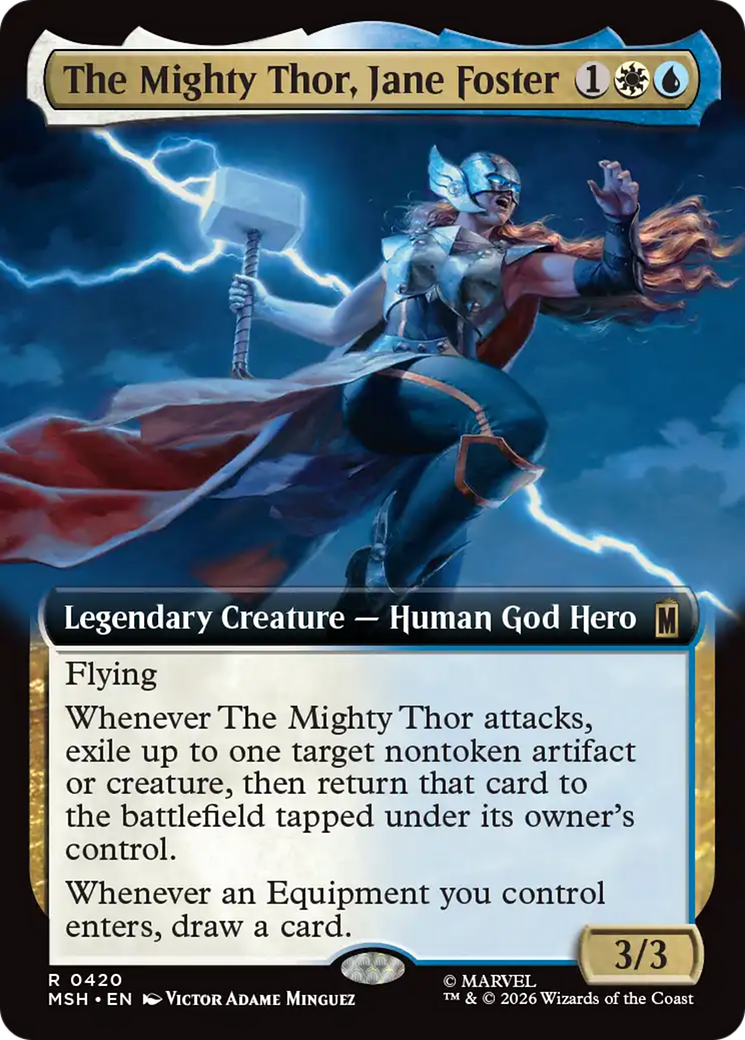 The Mighty Thor, Jane Foster (Extended Art) [Marvel Super Heroes] | Exor Games Bridgewater