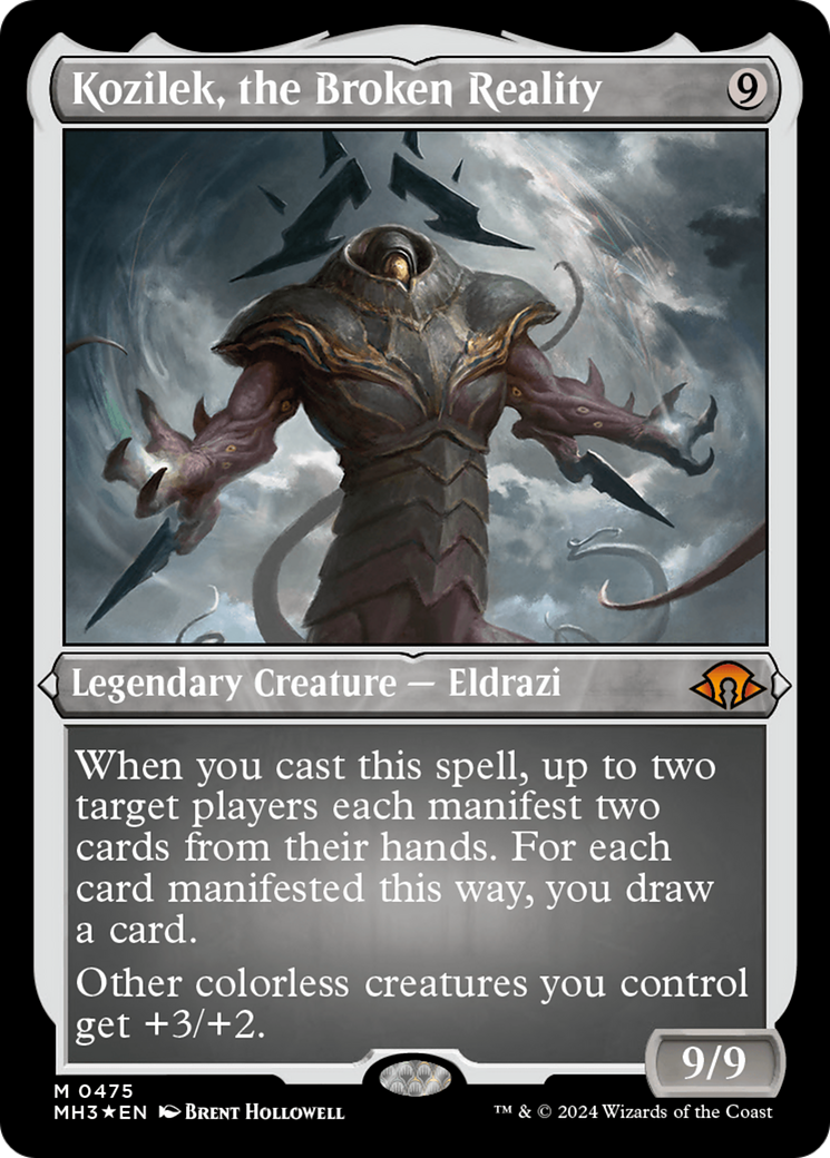 Kozilek, the Broken Reality (Foil Etched) [Modern Horizons 3] | Exor Games Bridgewater