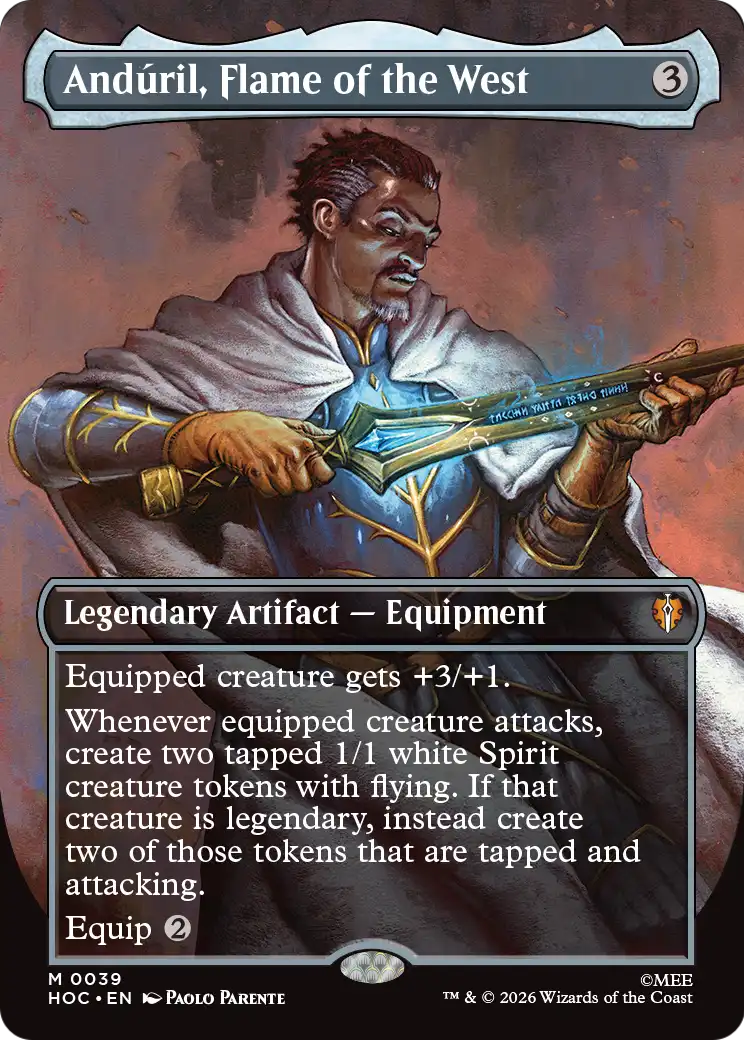 Anduril, Flame of the West (Borderless) [The Hobbit: Eternal-Legal] | Exor Games Bridgewater