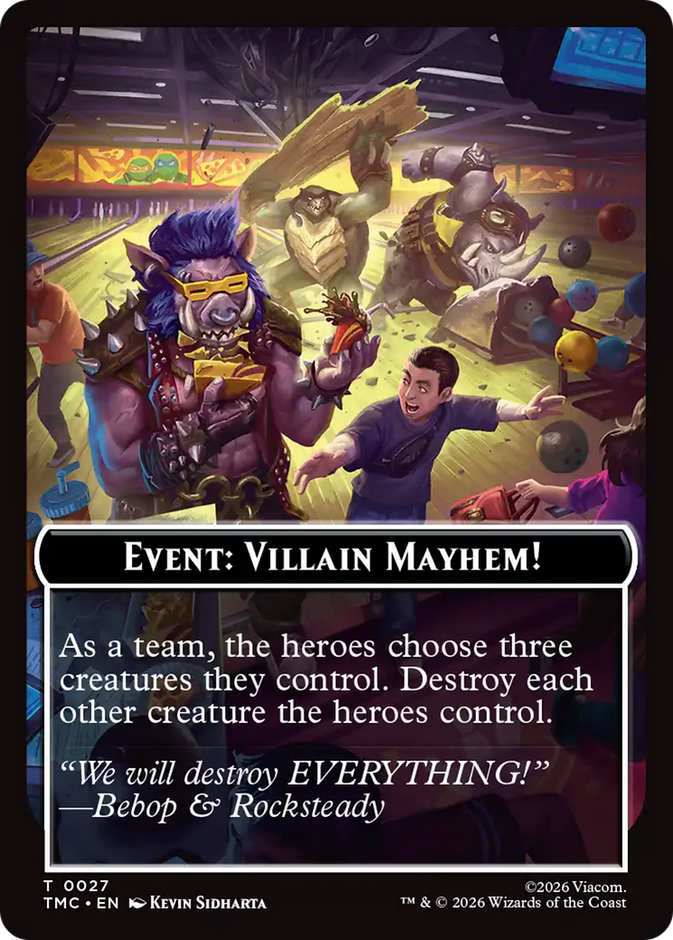 Event: Villain Mayhem! [Teenage Mutant Ninja Turtles Commander Tokens] | Exor Games Bridgewater