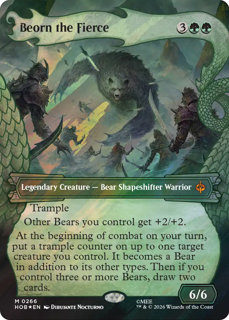 Beorn the Fierce (Showcase) (Surge Foil) [The Hobbit] | Exor Games Bridgewater