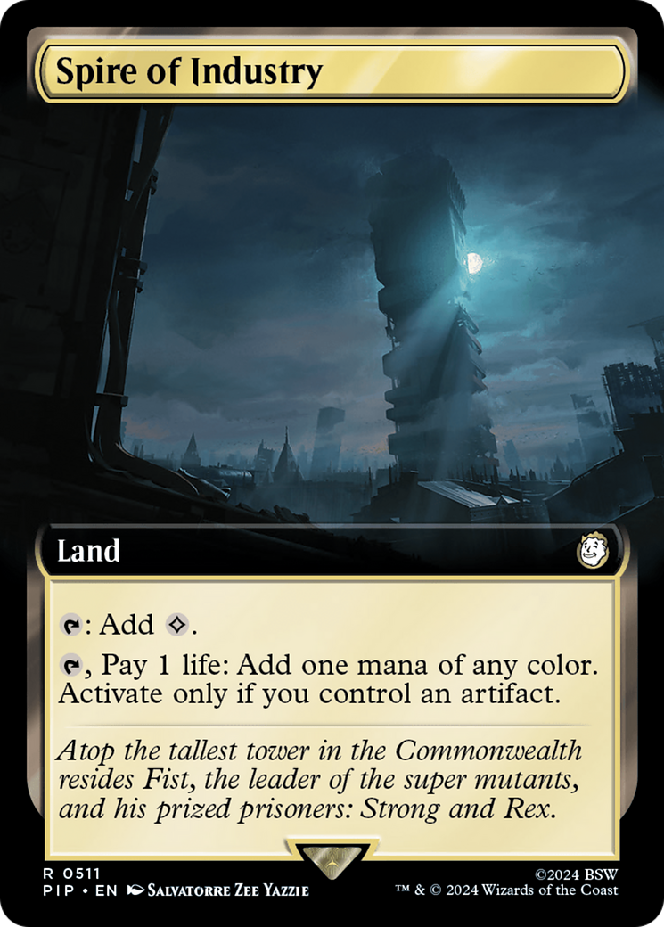 Spire of Industry (Extended Art) [Fallout] | Exor Games Bridgewater