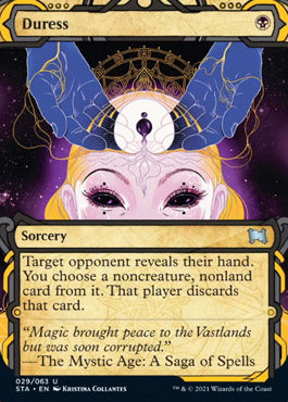 Duress (Foil Etched) [Strixhaven: Mystical Archive] | Exor Games Bridgewater