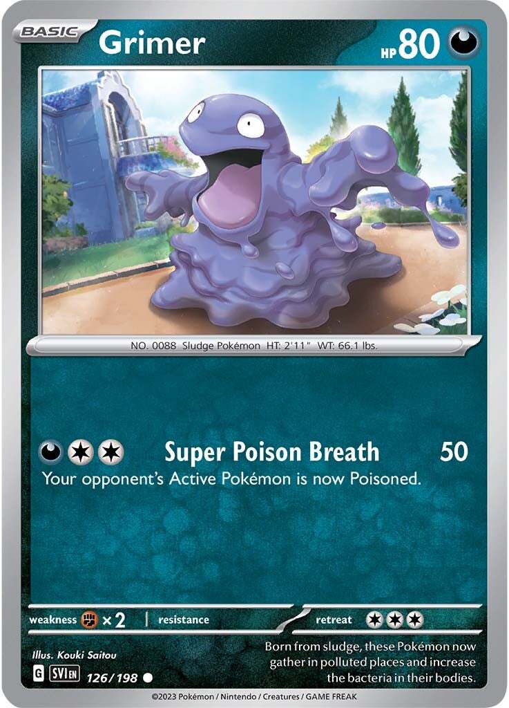 Grimer (126/198) [Scarlet & Violet: Base Set] | Exor Games Bridgewater