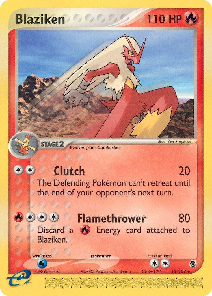 Blaziken (15/109) [EX: Ruby & Sapphire] | Exor Games Bridgewater