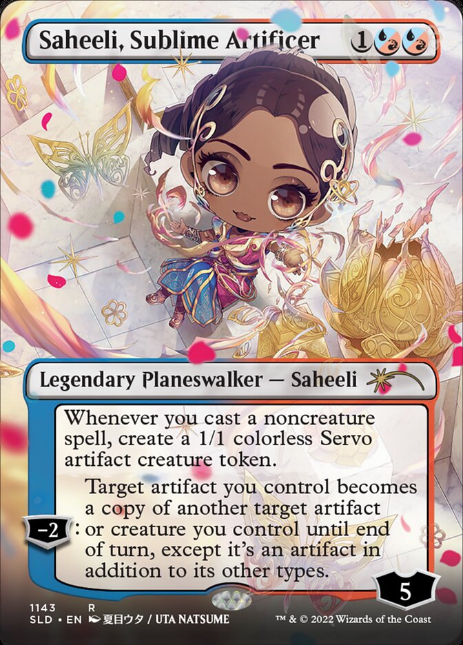 Saheeli, Sublime Artificer (Borderless) [Secret Lair Drop Series] | Exor Games Bridgewater