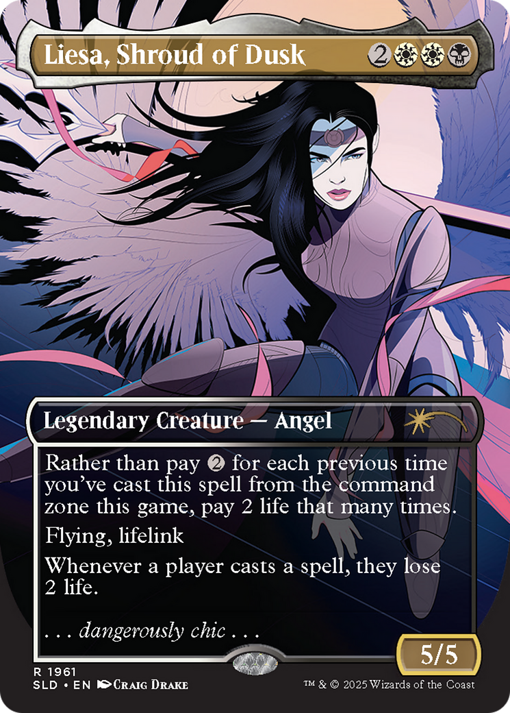 Liesa, Shroud of Dusk (Rainbow Foil) [Secret Lair Drop Series] | Exor Games Bridgewater