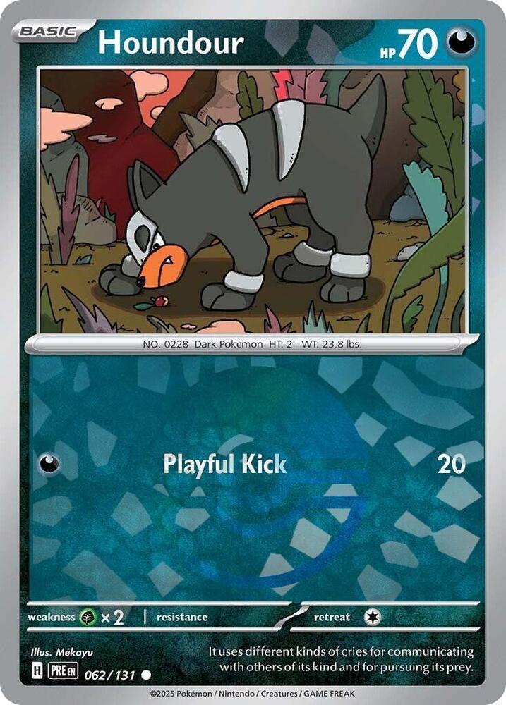 Houndour (062/131) (Poke Ball Pattern) [Scarlet & Violet: Prismatic Evolutions] | Exor Games Bridgewater