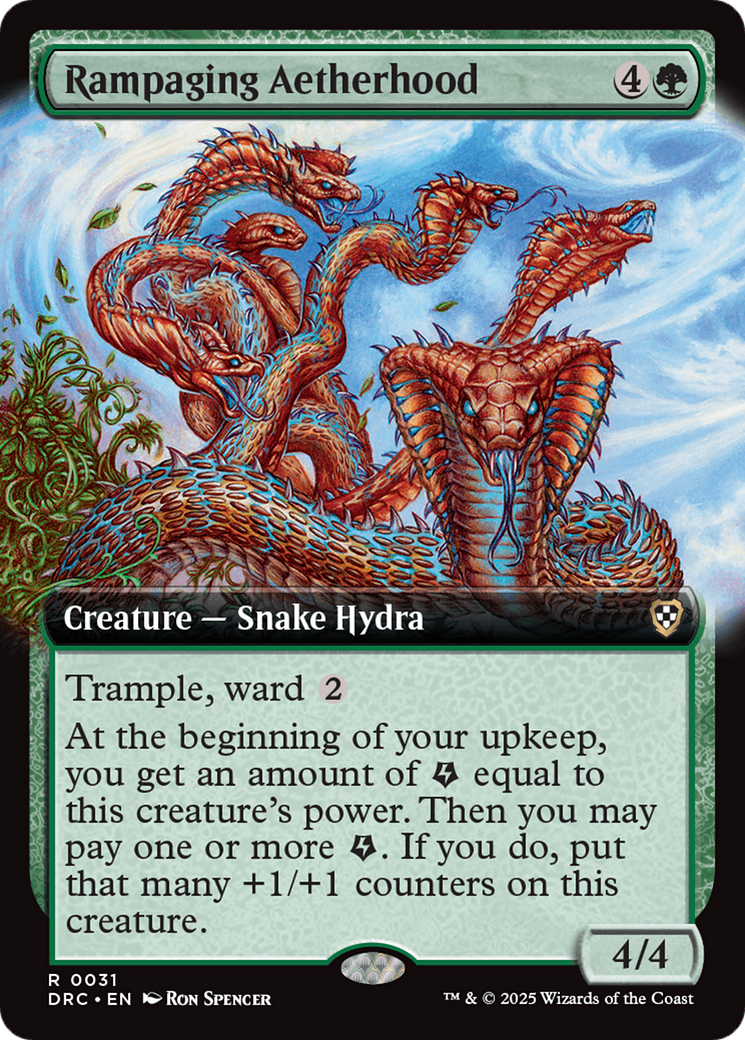 Rampaging Aetherhood (Extended Art) [Aetherdrift Commander] | Exor Games Bridgewater