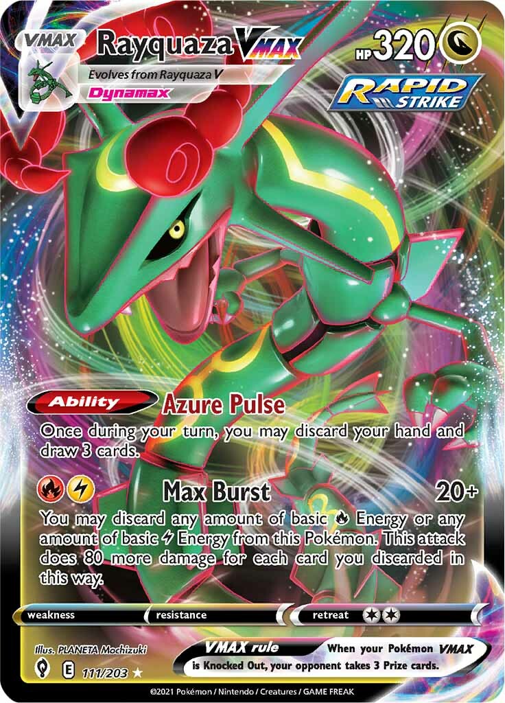 Rayquaza VMAX (111/203) [Sword & Shield: Evolving Skies] | Exor Games Bridgewater