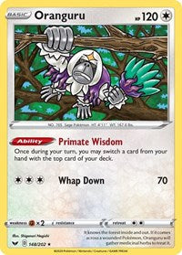 Oranguru (148/202) (Theme Deck Exclusive) [Sword & Shield: Base Set] | Exor Games Bridgewater