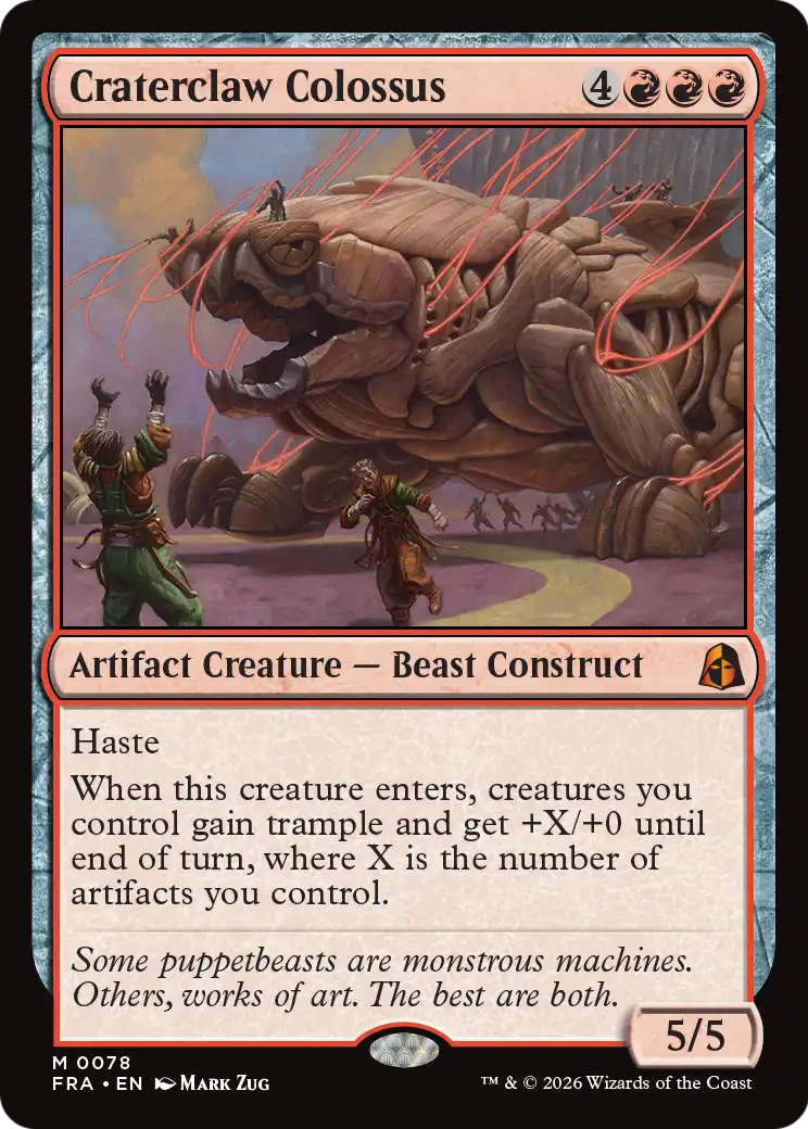 Craterclaw Colossus [Reality Fracture] | Exor Games Bridgewater