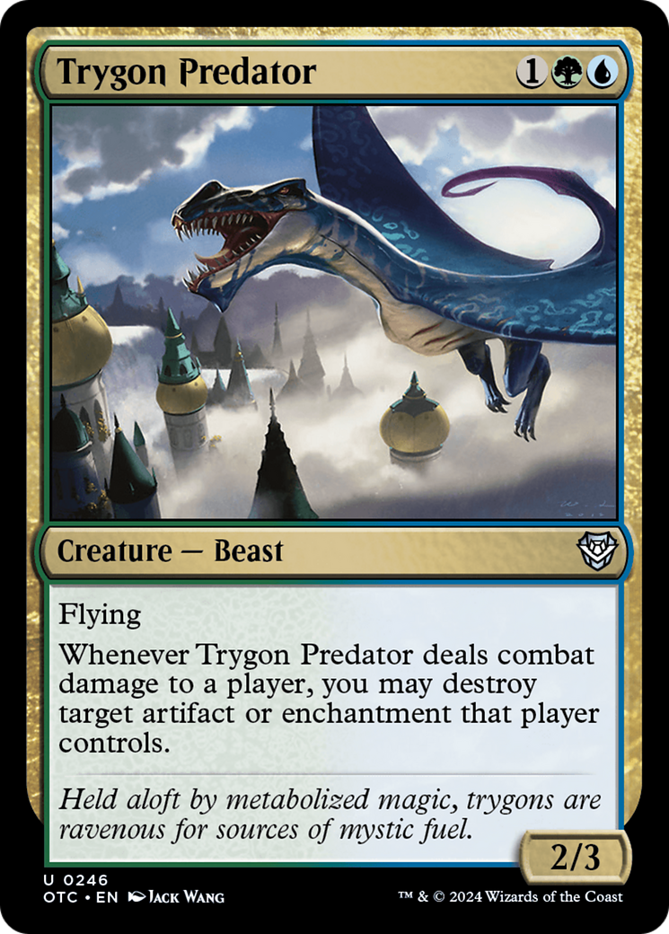 Trygon Predator [Outlaws of Thunder Junction Commander] | Exor Games Bridgewater