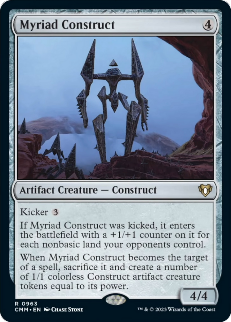 Myriad Construct [Commander Masters] | Exor Games Bridgewater